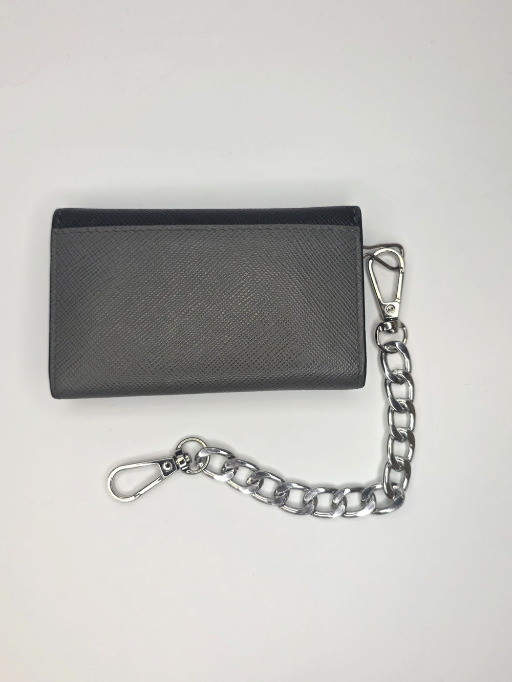 Prada Saffiano Leather Card Holder And Key Case! Rare 🔥✨️ Authentic - Picture 2 of 8